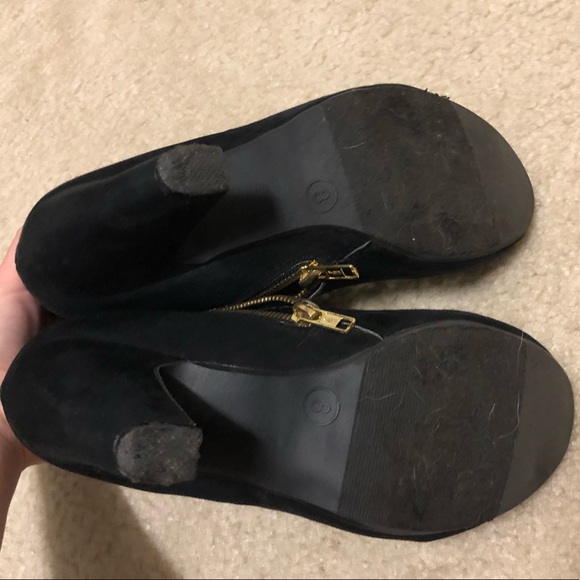 Mossimo Black Suede Ankle Boots - Picture 3 of 3